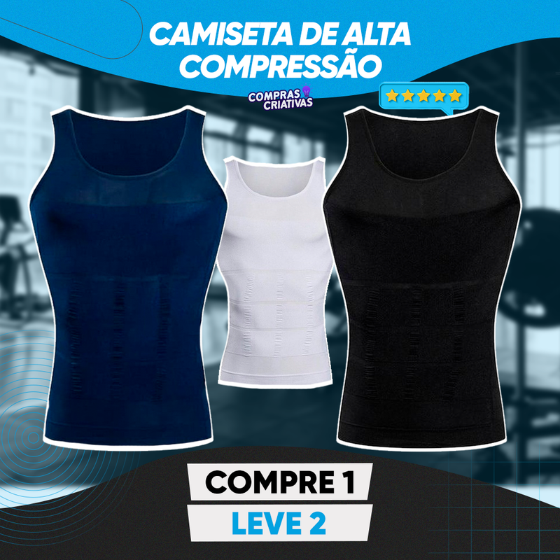 COMPRE 1 LEVE 2 - Camiseta Compressão Slim Master